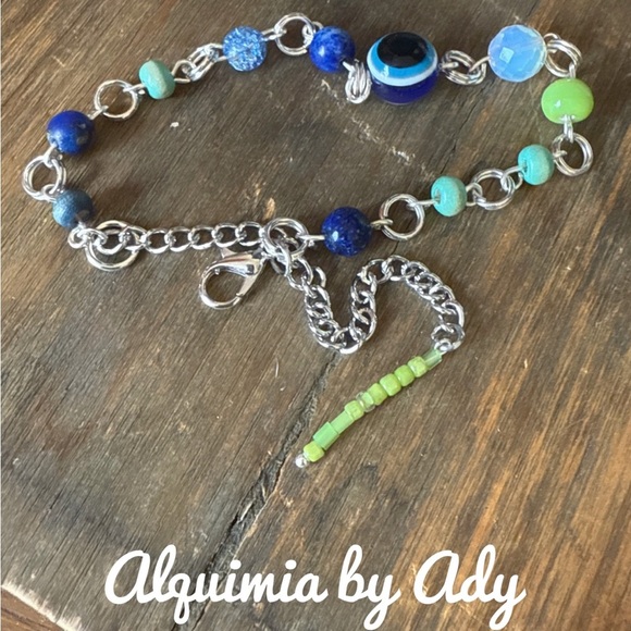 Alquimia by Ady Blue and Green Bracelet - Picture 1 of 2